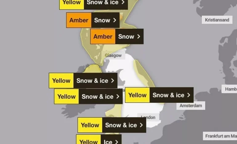UK Weather Warning | An Overview of Snow, Ice, and Cold Weather Alerts
