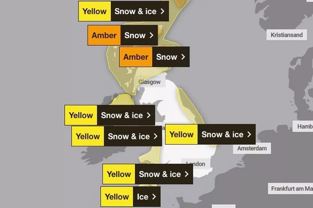 UK Weather Warning | An Overview of Snow, Ice, and Cold Weather Alerts