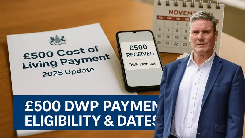 £500 Cost of Living Payment 2025 confirmed by DWP – eligibility dates and payment details explained by The London Magazine