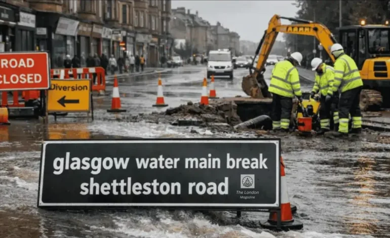 What Happened During the Glasgow Water Main Break Shettleston Road? A Complete Breakdown