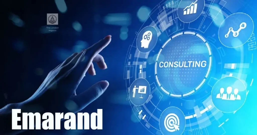 Emarand consultancy concept showing digital business strategy, innovation, and growth solutions by The London Magazine